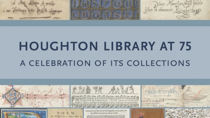 The cover of Houghton Library at 75