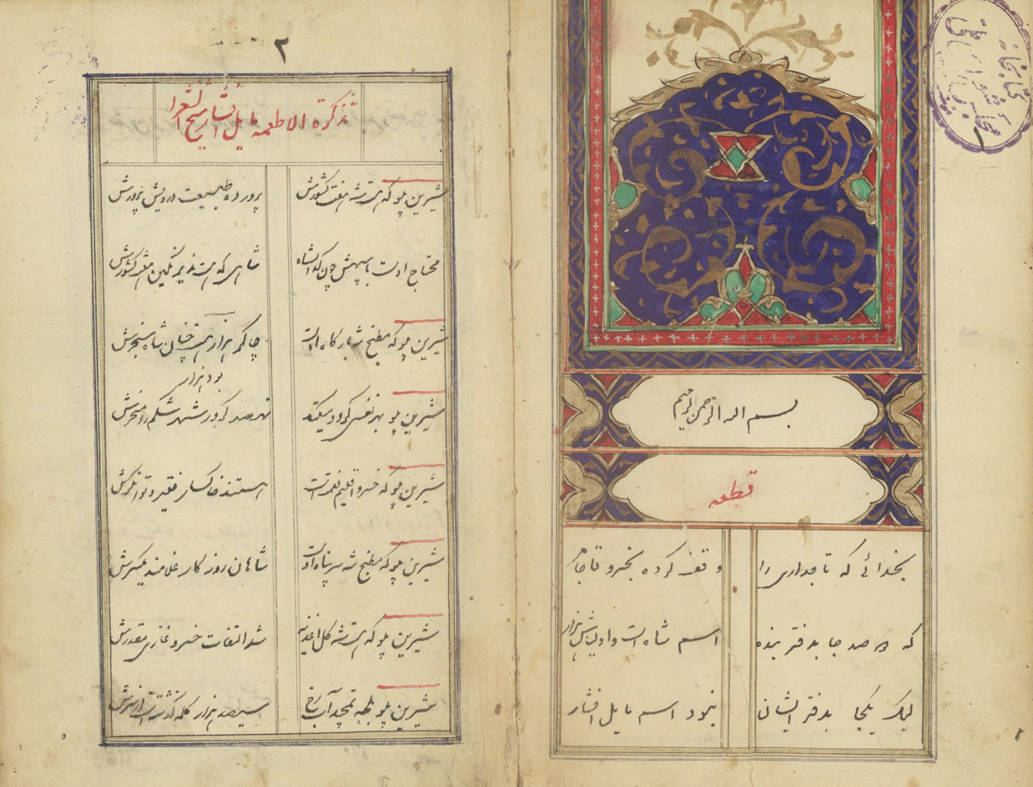 하버드 도서관 카자르 이란 컬렉션 이미지