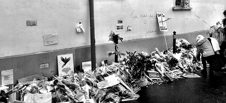 Charlie Hebdo memorial