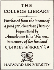 Harvard College Library Funds