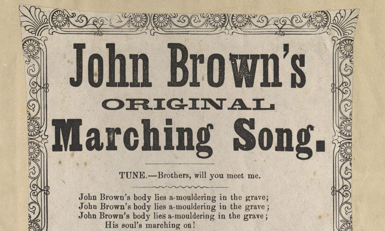 Songs, Stories, & Art — John John Brown