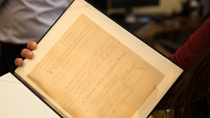 page of an open book