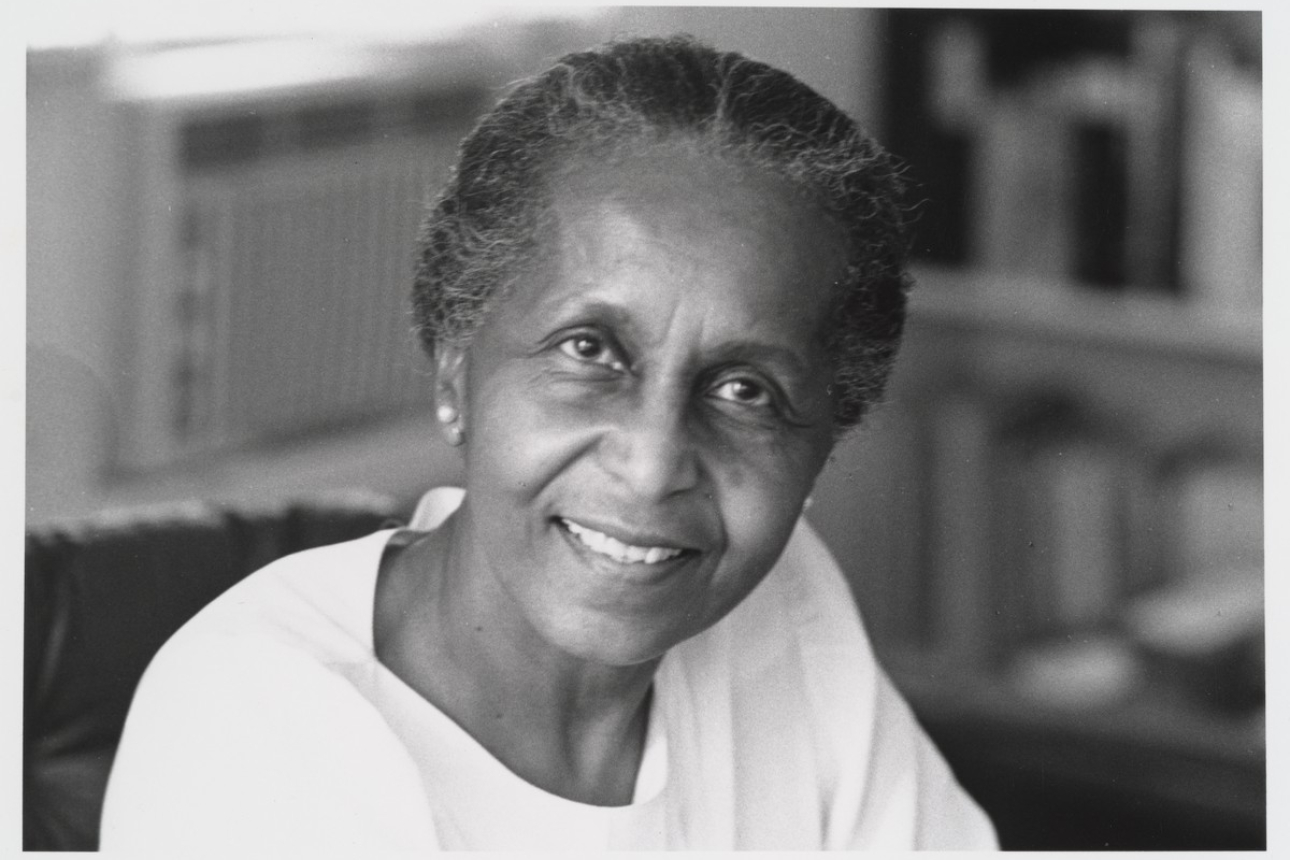 portrait of eileen southern looking at the camera and smiling