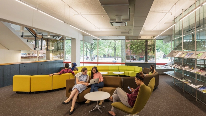 Cabot Library study space