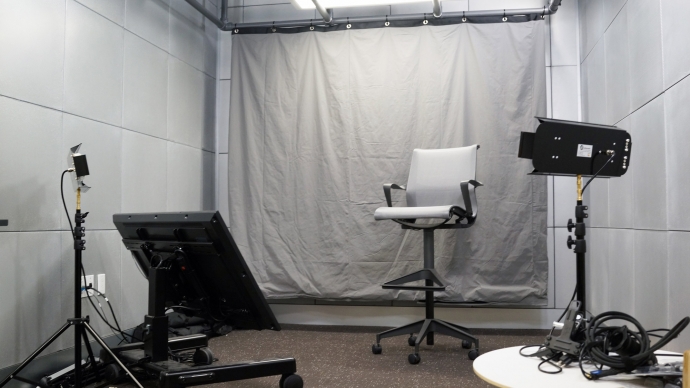 One of Cabot's two media production studios