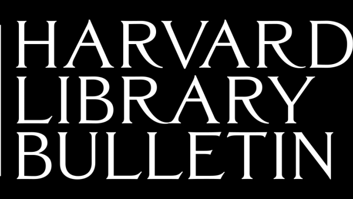 Harvard Library Bulletin wordmark