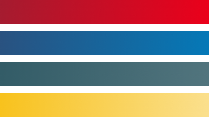 Gradient color swatches
