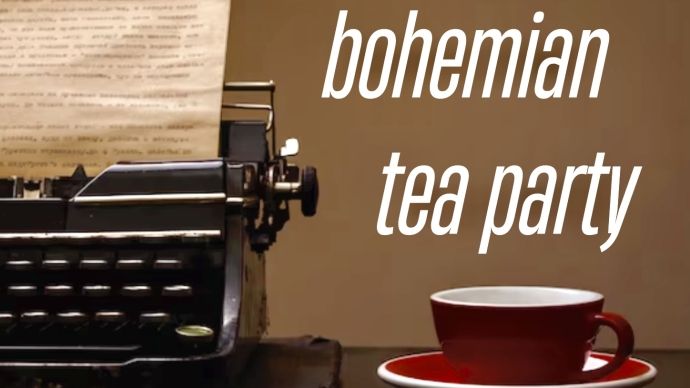 Bohemian tea party at the Poetry Room