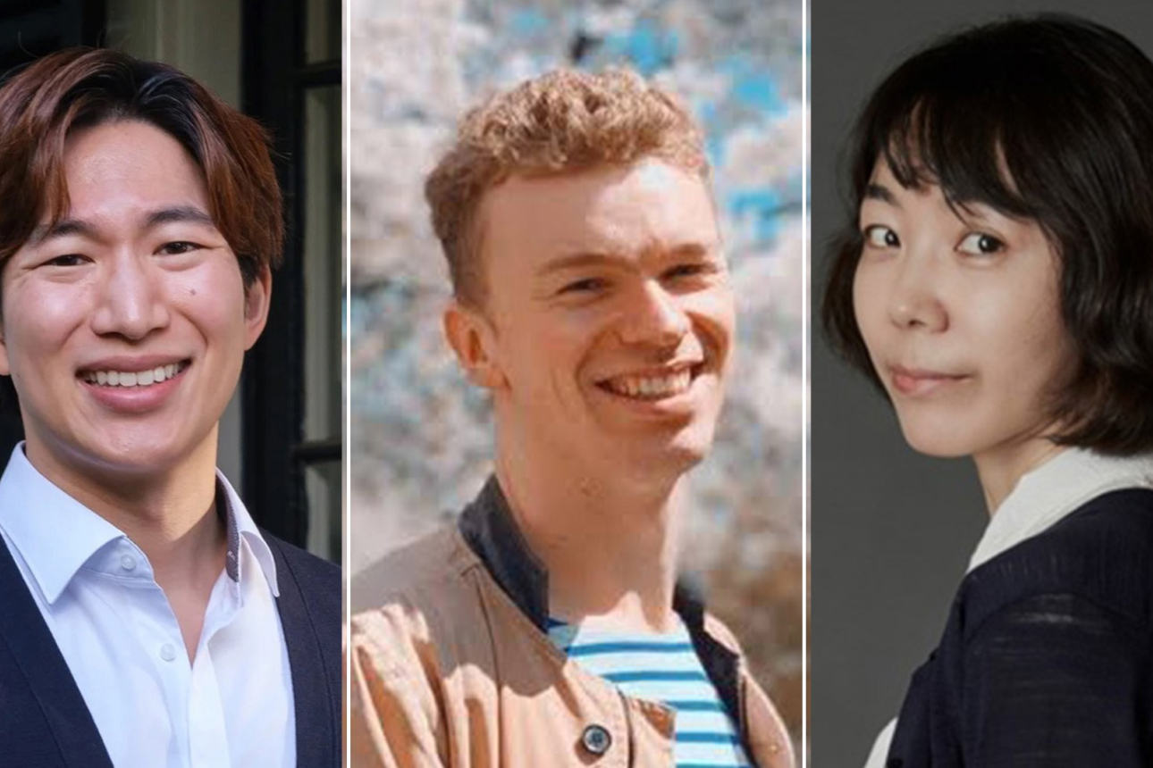 Spencer Lee-Lenfield, Mattho Mandersloot, and Shin Hae-uk