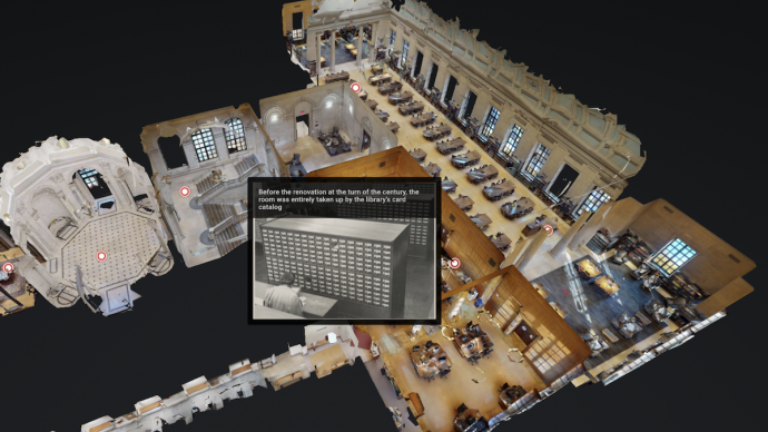 3D image of widener library
