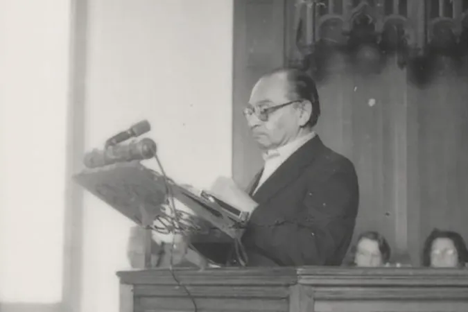 Gustavo Gutiérrez at HDS Dudleian lecture, 1984