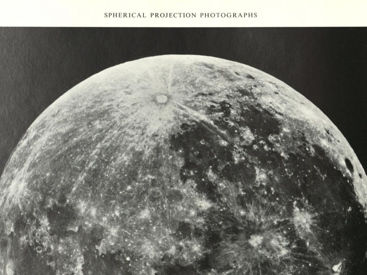 black and white photograph of the moon