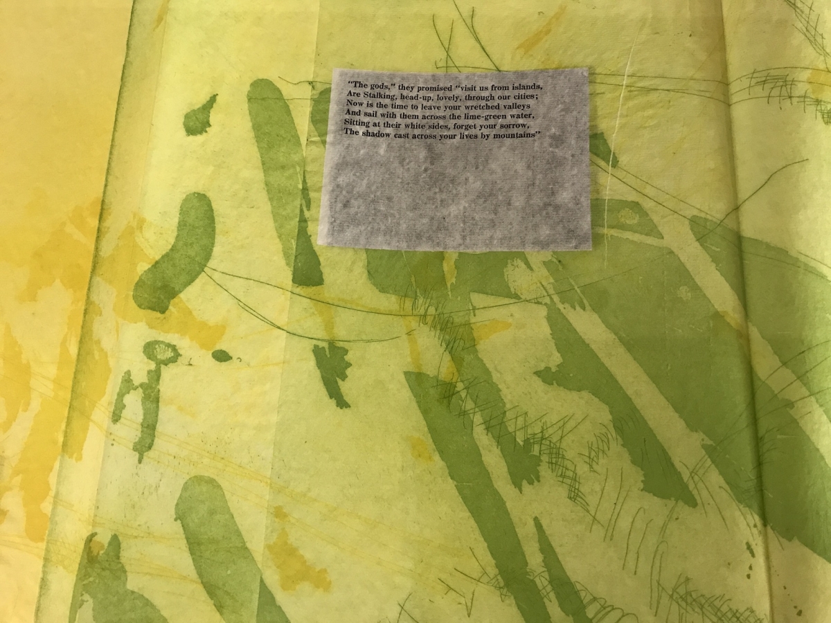 colorful page with small box of text on it