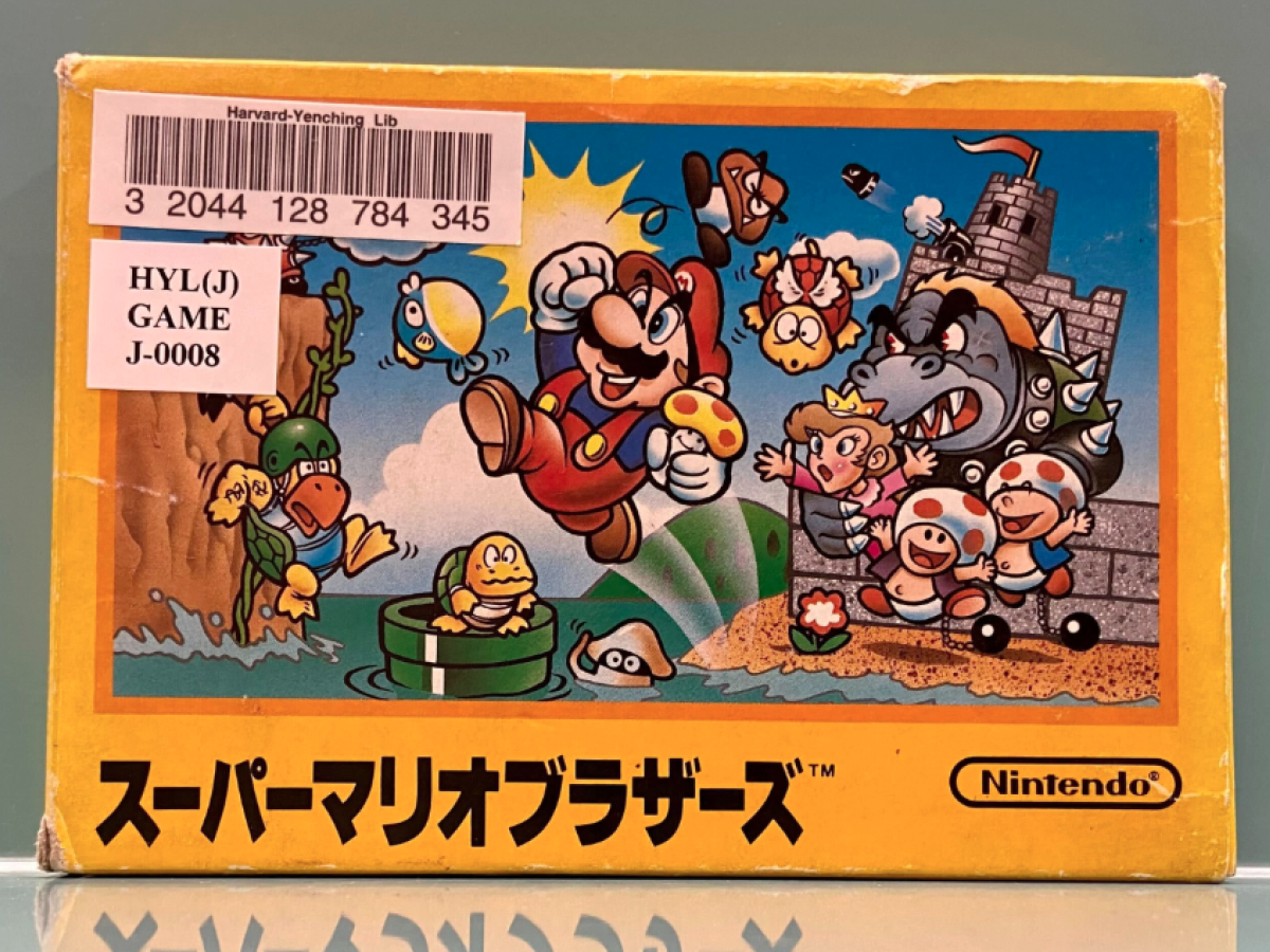 An image of a japanese super mario video game