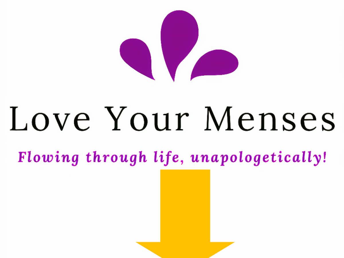 Love your Mesnes with yellow arrow and purple blood - Flowing through life, unapologetically