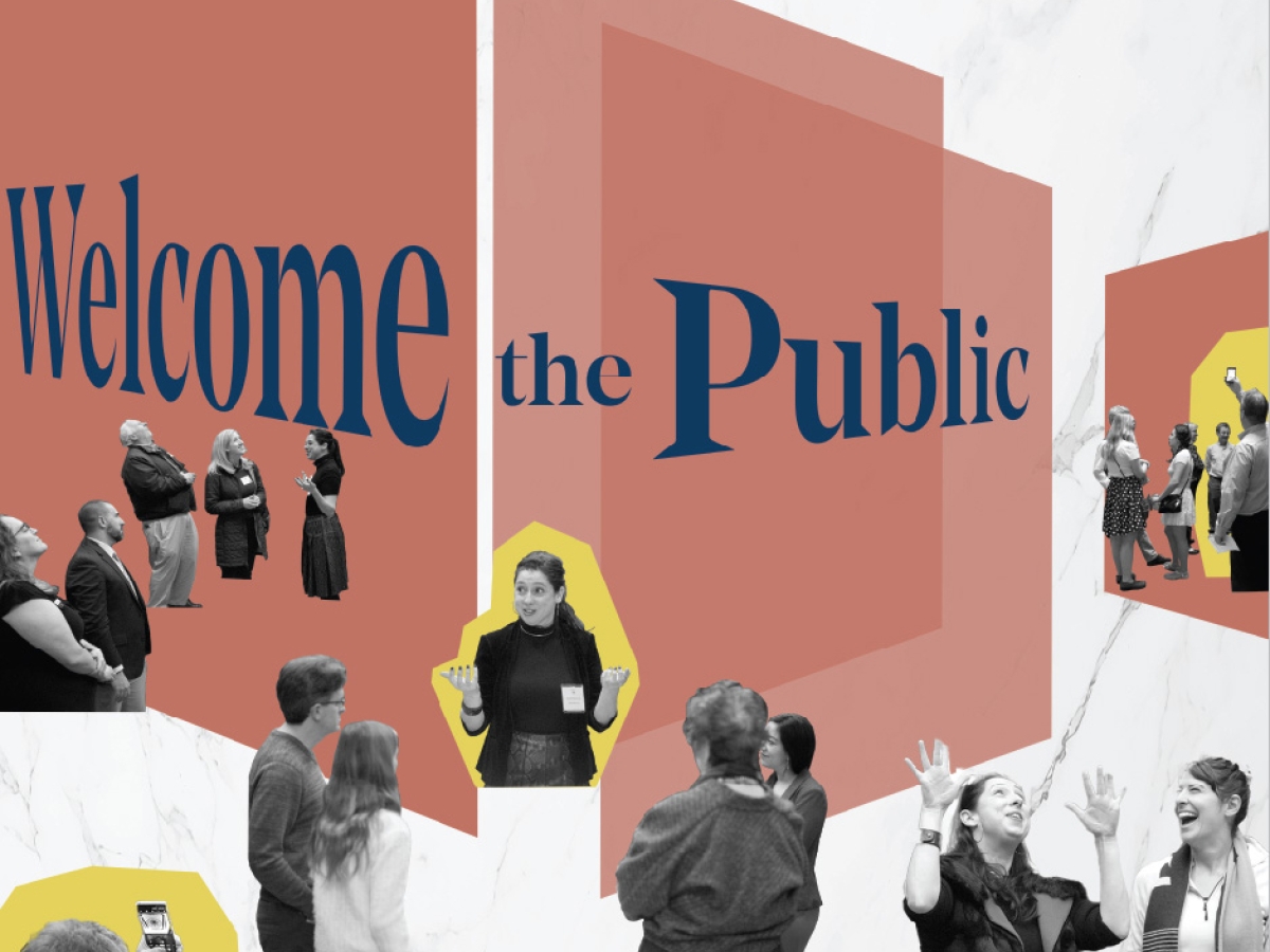 Welcome the public