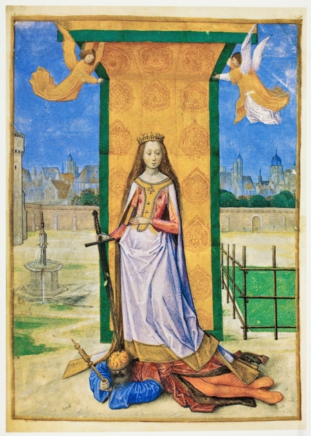 Image of Emerson-White's illuminated "Book of Hours," for the use of Rome [from Valenciennes, Bruges and Ghent] ca. 1480