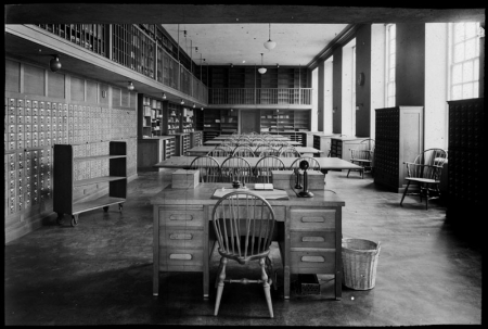 Fogg Art Museum interior circa 1925