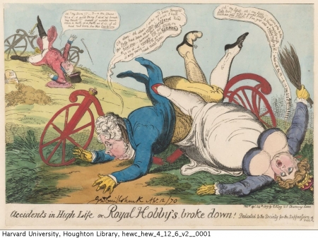 A cartoon from the 1800s.