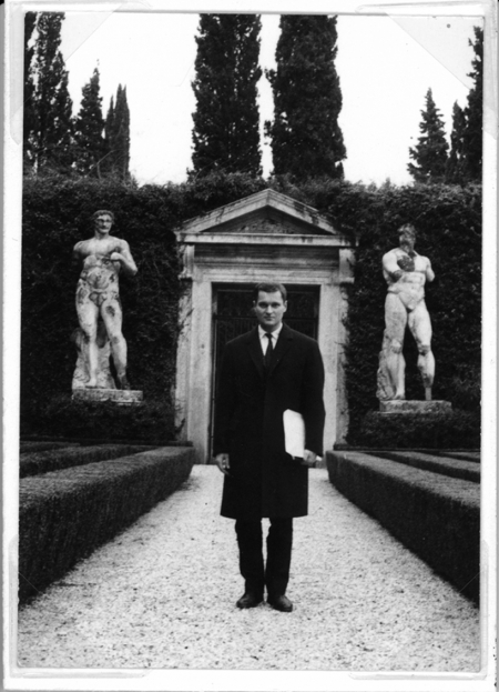 John Ashbery in Rome at the Villa Madama, 1963