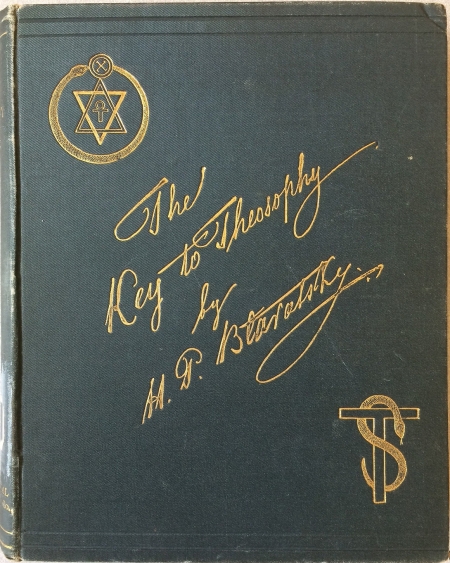 The Key to Theosophy publisher's binding book cover