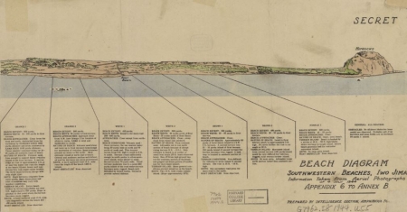 Map of Iwo Jima