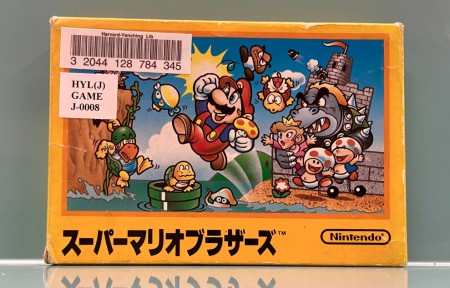 An image of a japanese super mario video game