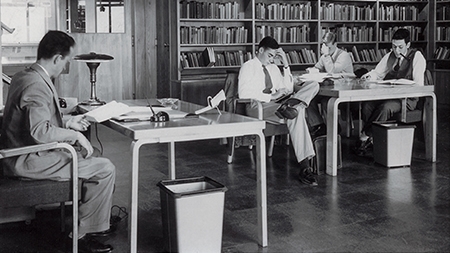 The Woodberry Poetry Room in 1949.