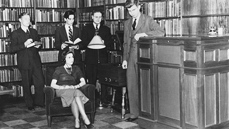 Poetry Room at Widener Library 