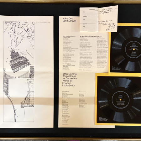 Selection of items in display case