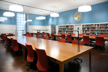 Houghton Library's reading room