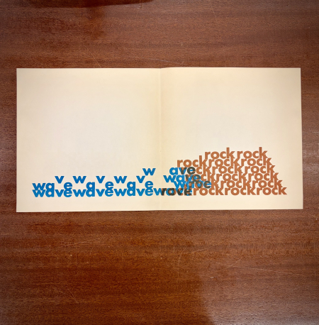 Poster with words wave rock
