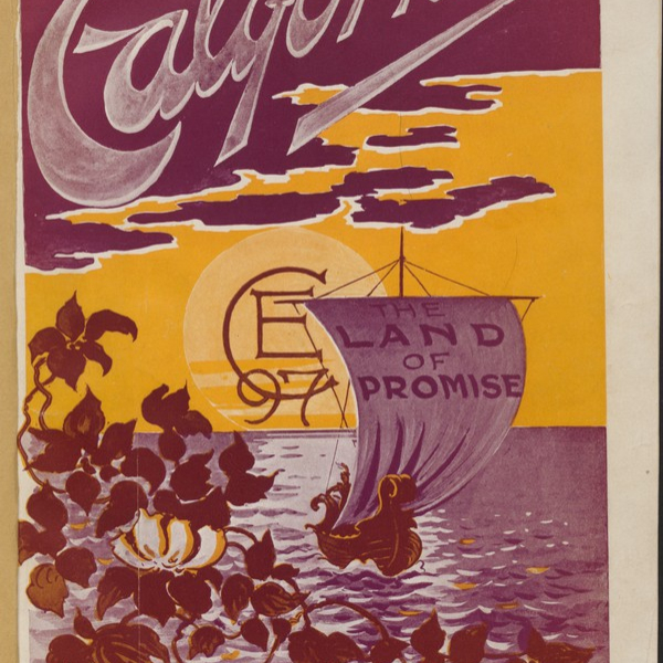 Illustration of California as destination for immigration.