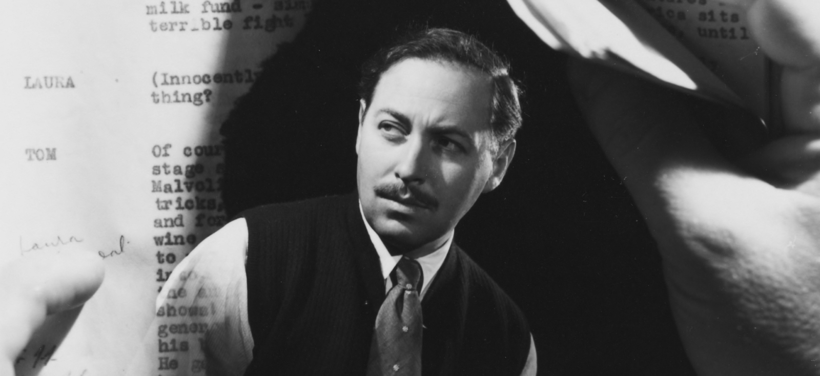 Tennessee Williams. Photograph by Angus McBean.