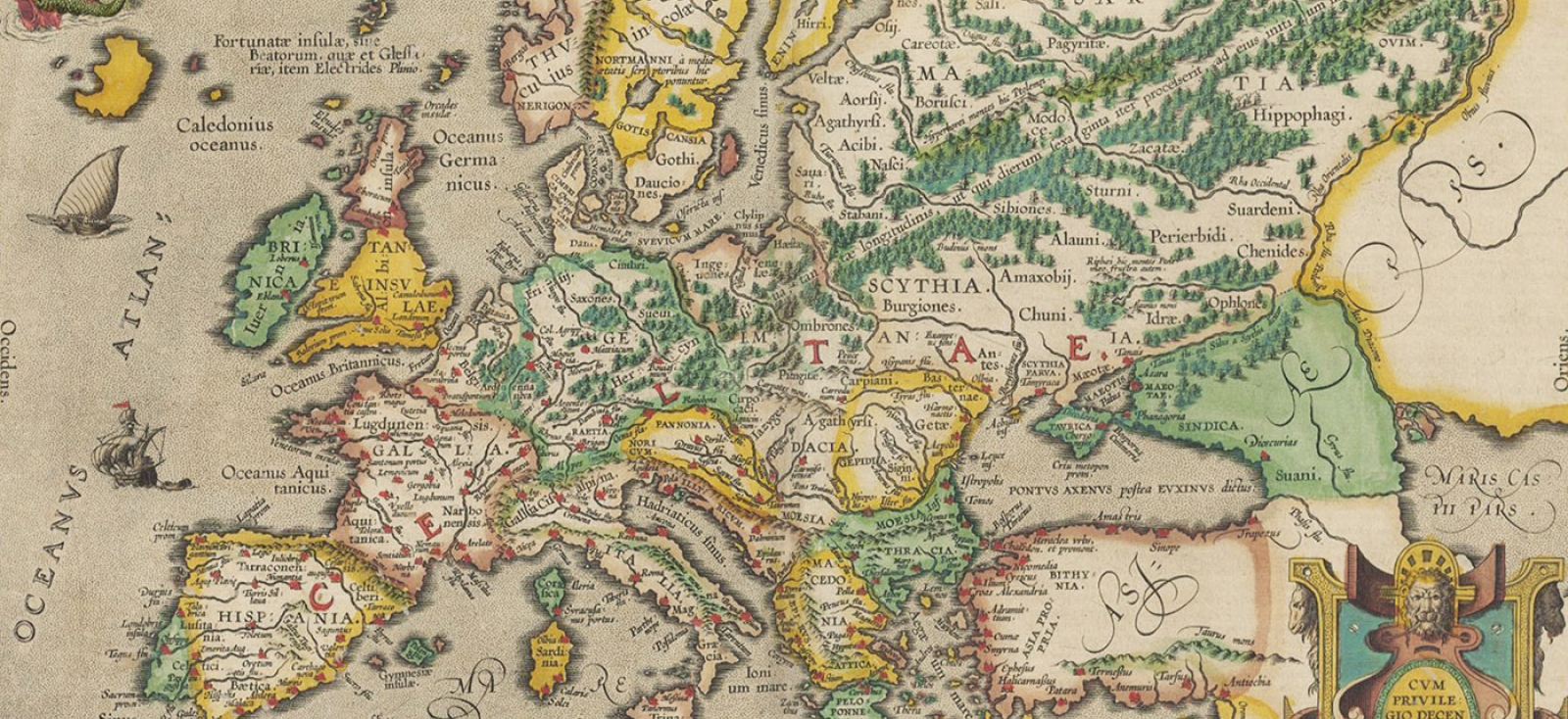Ortelius, Abraham. Theatrum orbis terrarum Abrahami Orteli Antverp: The theatre of the whole world. 1606.