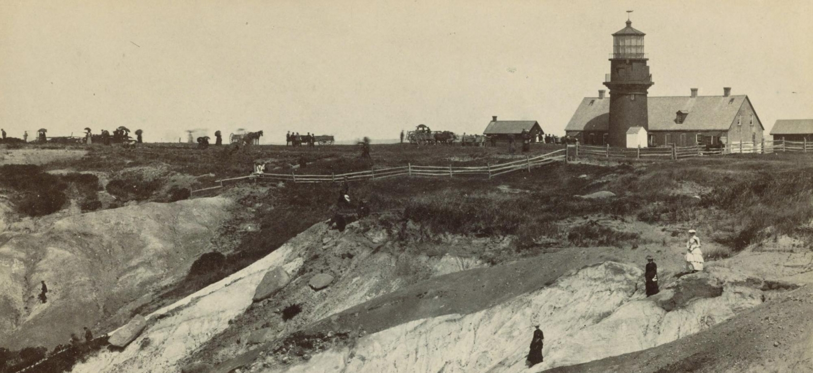 A field and a lighthouse
