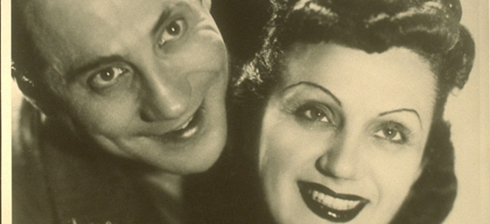 Joseph Buloff and Luba Kadison smile side-by-side