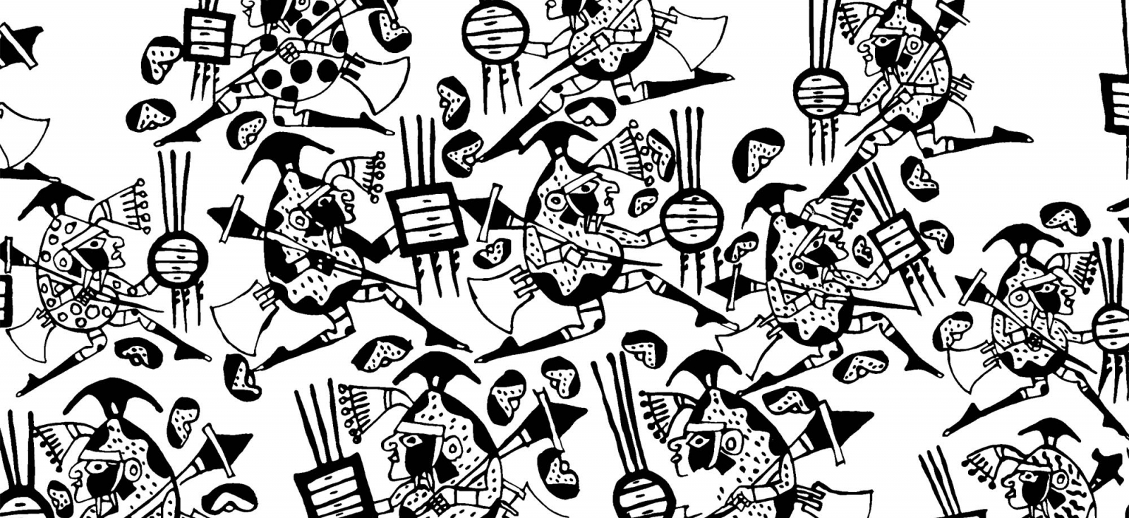 Anthropomorphic bean warriors