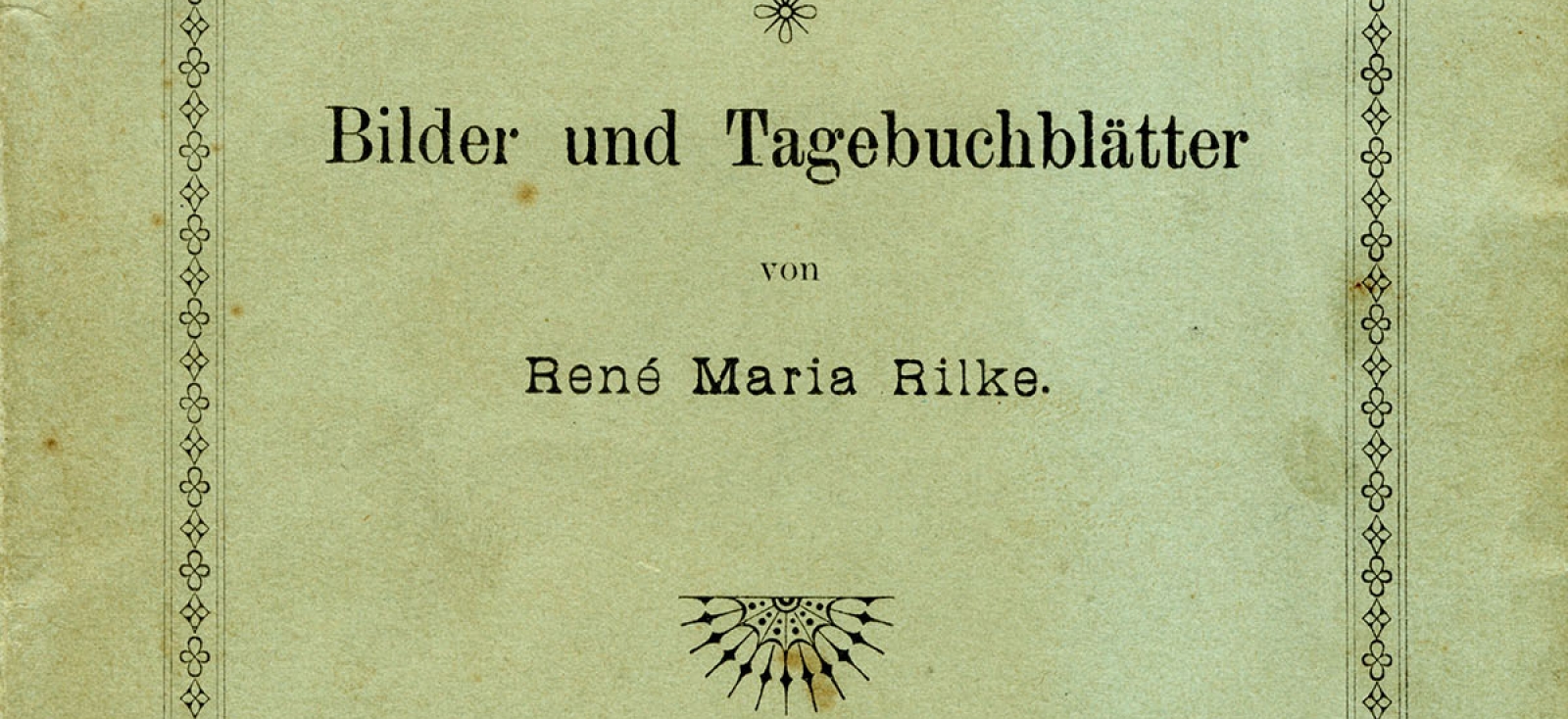 Title page of book "Leben und Lieder" 