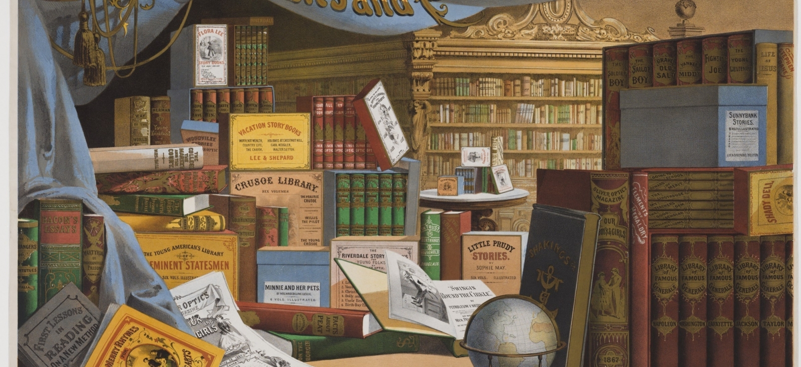 Lee & Shepard advertising poster