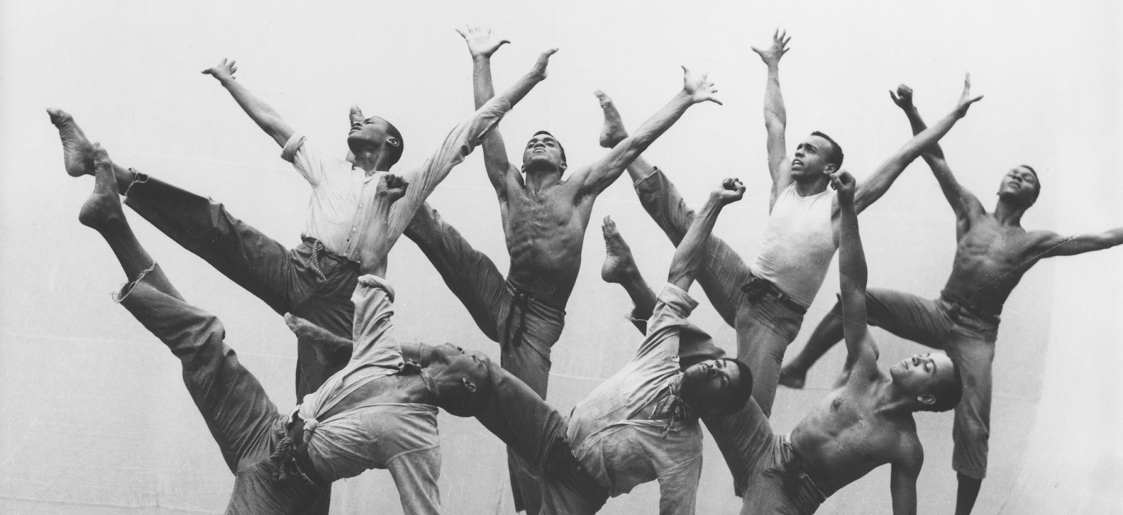 Donald McKayle and Company in "Rainbow ‘Round My Shoulder," 1961. Photograph by John Lindquist.