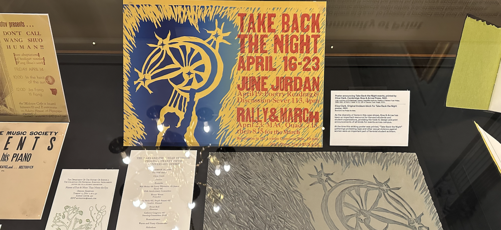 Posters and materials printed at the Bow & Arrow Press