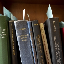 Books waiting to be taken out of the library